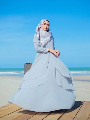 Hajeera Dress (Smoke Grey)