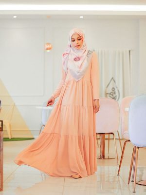 Fatimah Dress (Peach)