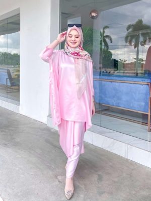 Lysa Caftan (Baby Pink)