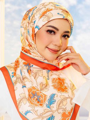 BH12 Satin Seloka Raya (Red Orange)