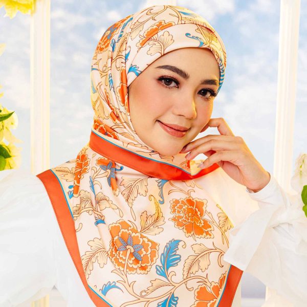 BH12 Satin Seloka Raya (Red Orange)