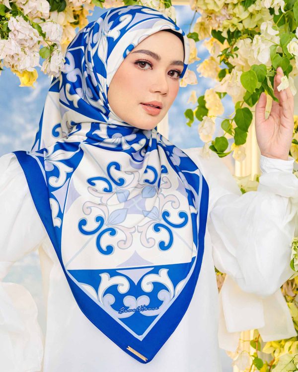 Satin Seloka Raya (Slate Blue) BUY 1 FREE 1 - Image 3