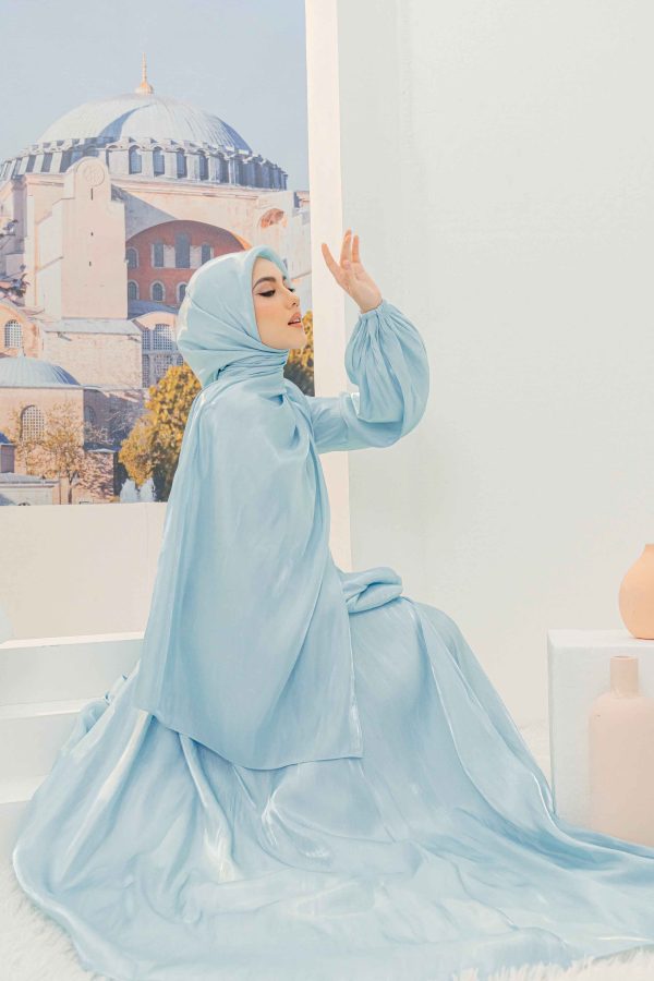 Inaya Abaya (Baby Blue) - Image 3
