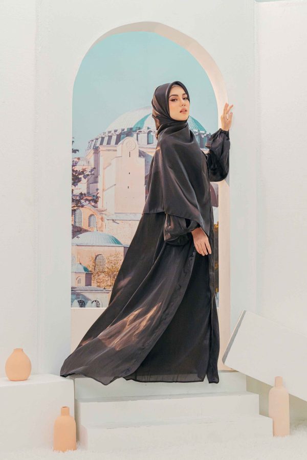 Inaya Abaya (Black) - Image 4