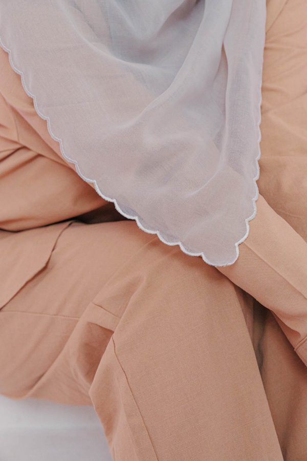 Bawal Sulam BH07 (Light Grey) - Image 6