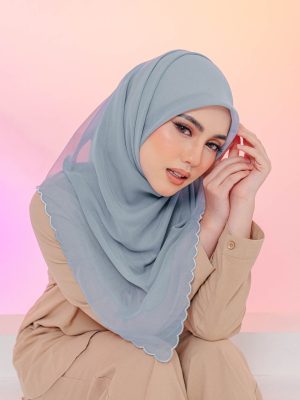 Bawal Sulam BH08 (Grey Camisole)