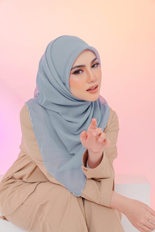Bawal Sulam BH08 (Grey Camisole) - Image 5