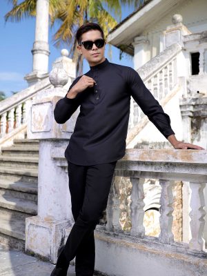 Kurta Bilal (Black) Beli 2 Harga RM49.50 Sehelai