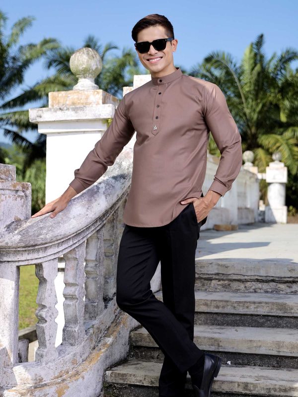 Kurta Bilal (Brown) Beli 2 Harga RM49.50 Sehelai - Image 4