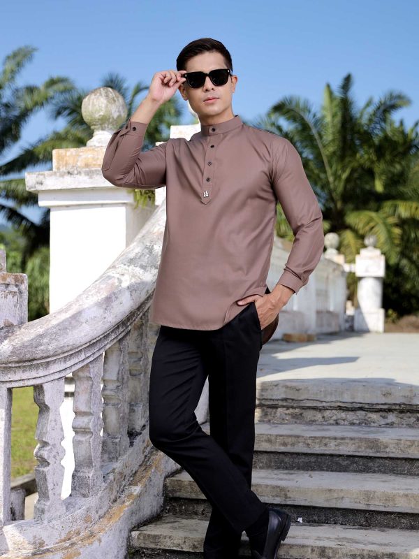Kurta Bilal (Brown) Beli 2 Harga RM49.50 Sehelai - Image 2