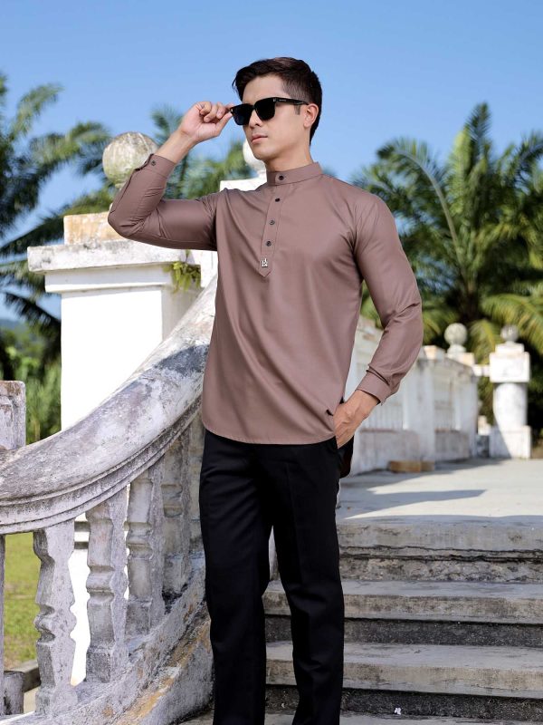 Kurta Bilal (Brown) Beli 2 Harga RM49.50 Sehelai - Image 3