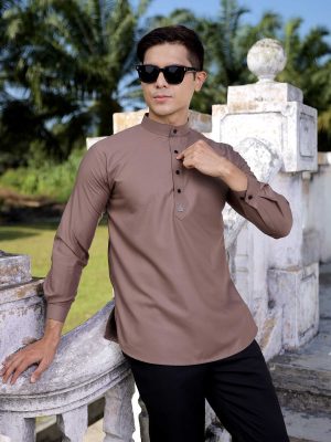 Kurta Bilal (Brown) Beli 2 Harga RM49.50 Sehelai