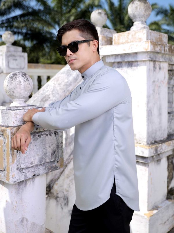 Kurta Bilal (Grey) Beli 2 Harga RM49.50 Sehelai - Image 4