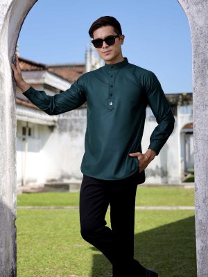 Kurta Bilal (Green) Beli 2 Harga RM49.50 Sehelai
