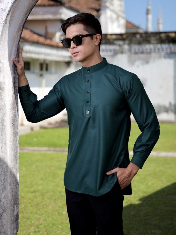 Kurta Bilal (Green) Beli 2 Harga RM49.50 Sehelai - Image 3