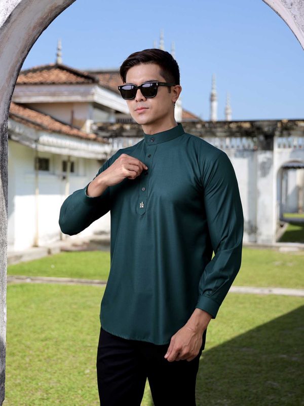 Kurta Bilal (Green) Beli 2 Harga RM49.50 Sehelai - Image 2
