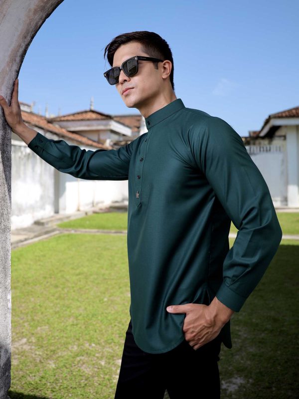 Kurta Bilal (Green) Beli 2 Harga RM49.50 Sehelai - Image 4