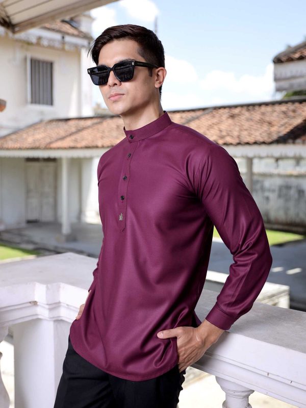 Kurta Bilal (Purple) Beli 2 Harga RM49.50 Sehelai - Image 3