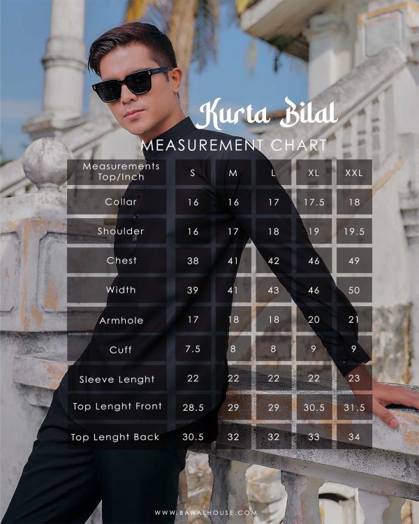 Kurta Bilal (Grey) Beli 2 Harga RM49.50 Sehelai - Image 6