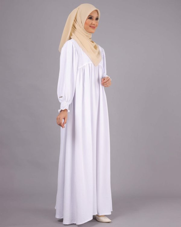 Saleema Dress BH06 ( Pure White ) - Image 7