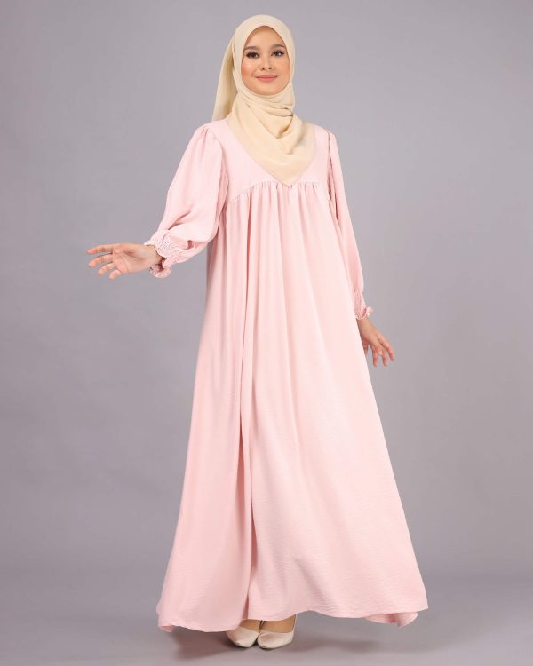 Saleema Dress BH10 ( Soft Pink )