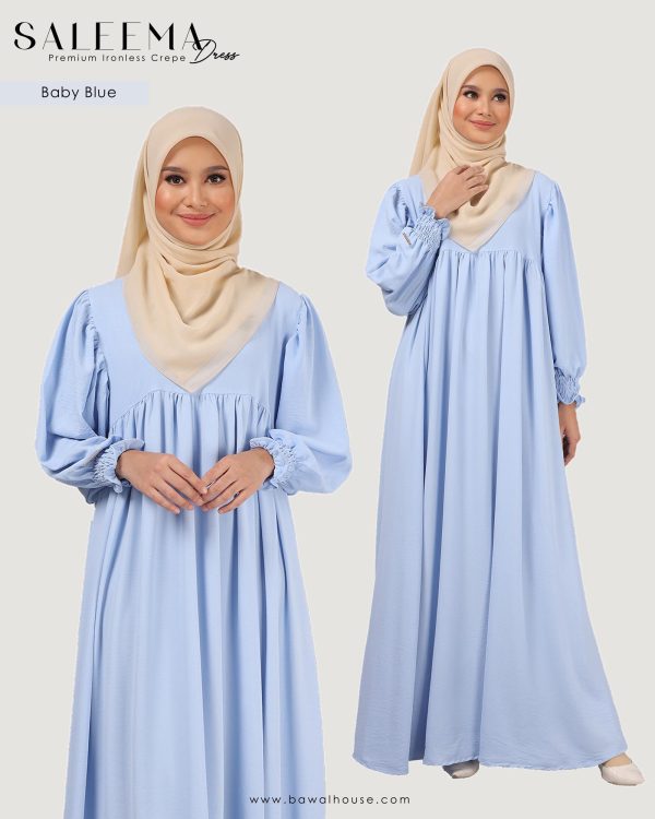 Saleema Dress BH03 ( Baby Blue ) - Image 2