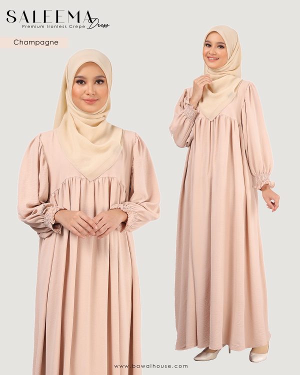 Saleema Dress BH07 ( Champagne ) - Image 2