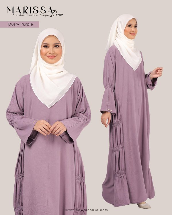 Marissa Dress BH08 ( Dusty Purple ) - Image 2