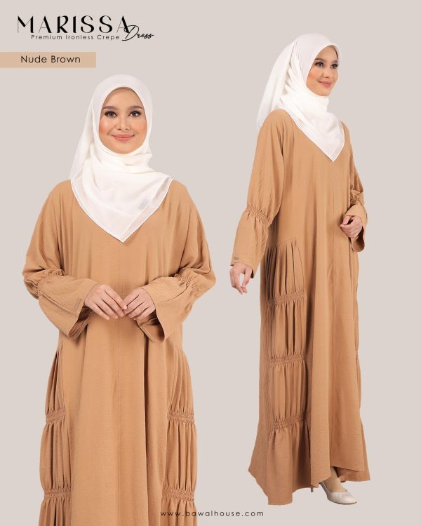 Marissa Dress BH02 ( Nude Brown ) - Image 2