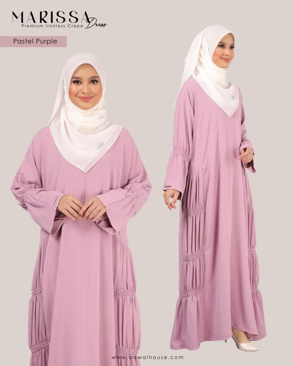 Marissa Dress BH09 ( Pastel Purple ) - Image 2
