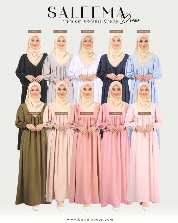 Saleema Dress BH05 ( Grey ) - Image 5