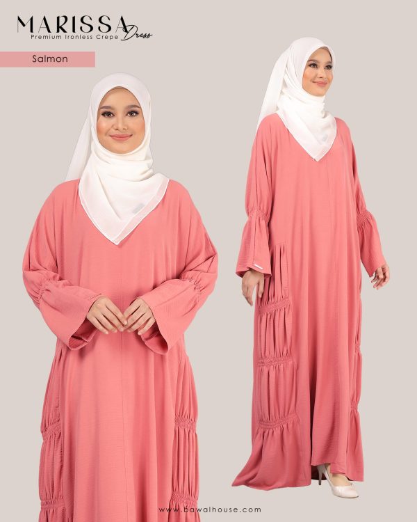 Marissa Dress BH07 ( Salmon ) - Image 2