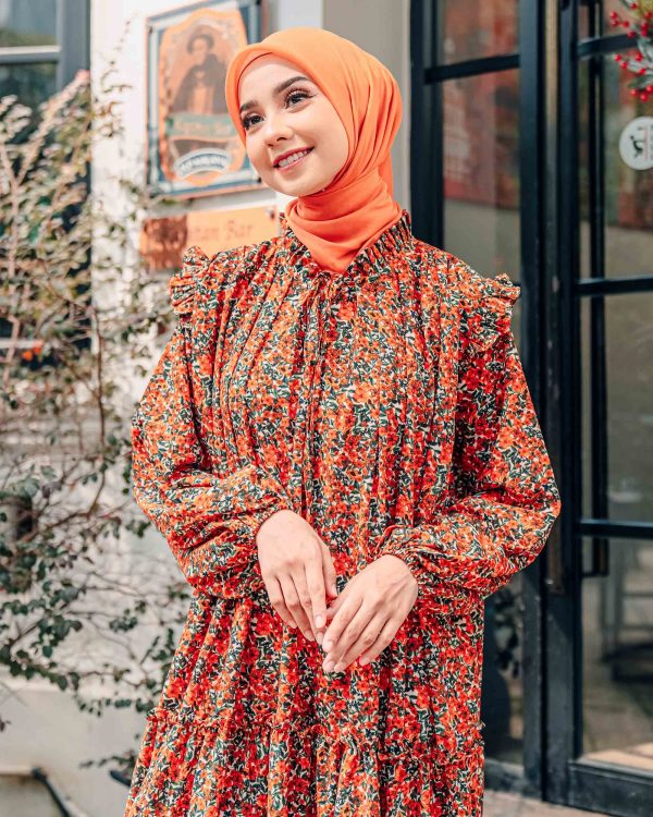 Isabel (Burnt Orange) Beli 2 Harga RM129 Sehelai - Image 4