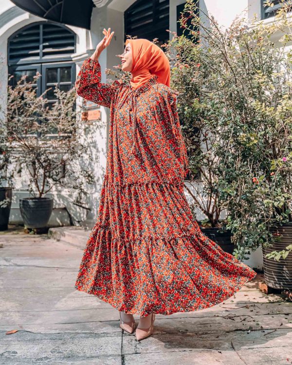 Isabel (Burnt Orange) Beli 2 Harga RM129 Sehelai - Image 3