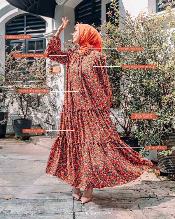 Isabel (Ruby Red) Beli 2 Harga RM129 Sehelai - Image 6