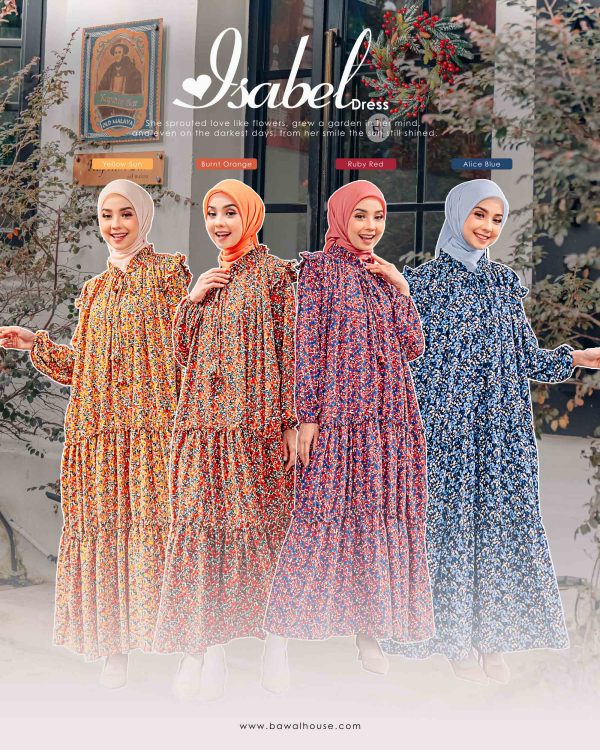 Isabel (Ruby Red) Beli 2 Harga RM129 Sehelai - Image 8
