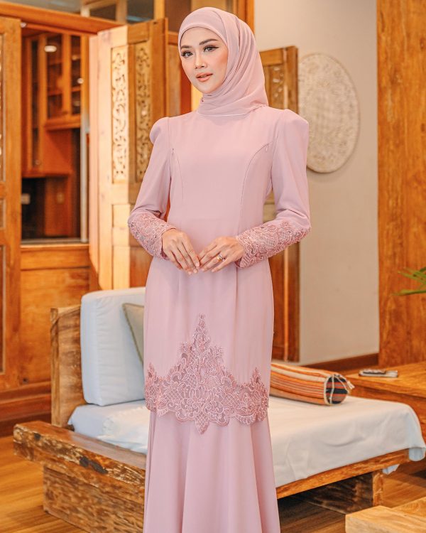 L04 Kurung Dahlia (Dusty Pink) - Image 2