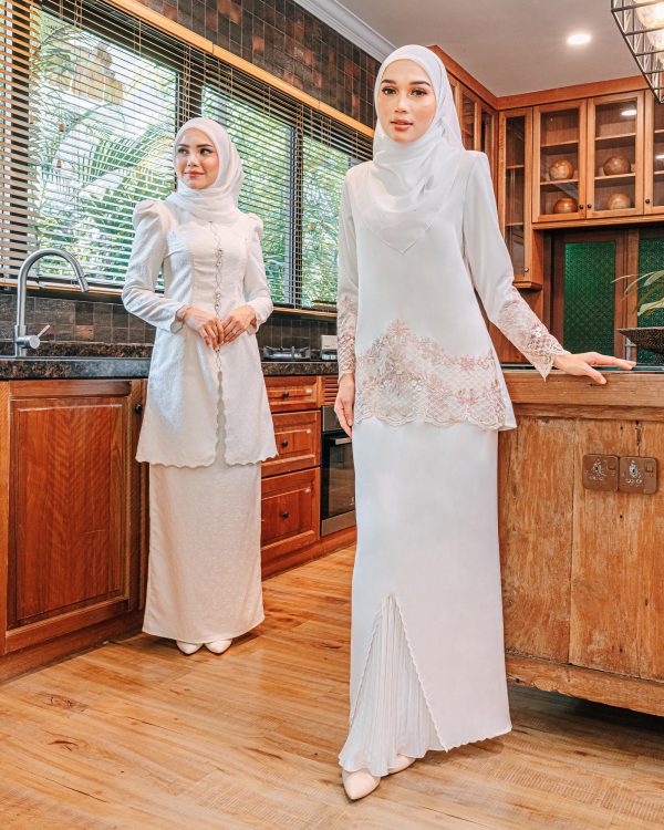 L11 Kurung Qalisha (White) - Image 4