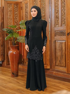 L01 Kurung Dahlia (Black)