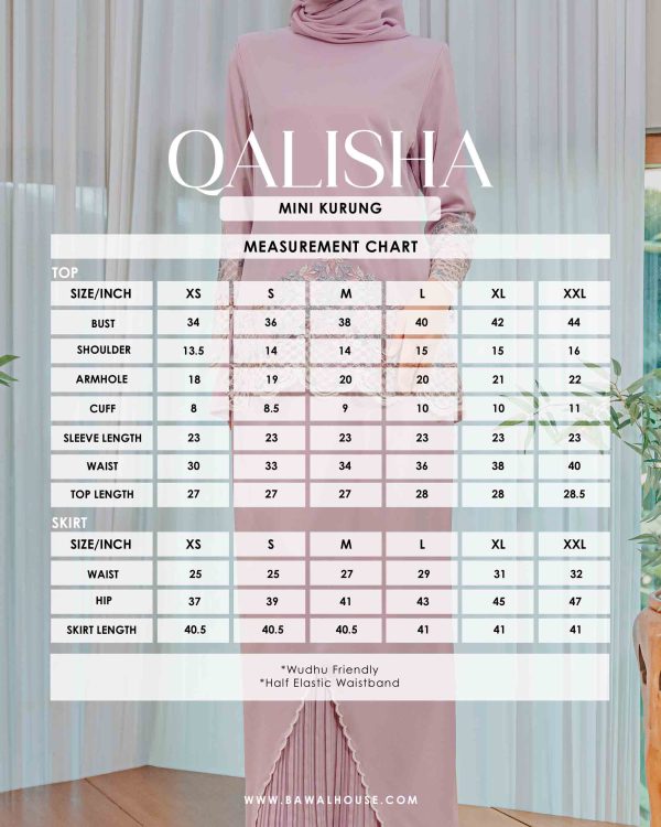 L11 Kurung Qalisha (White) - Image 6