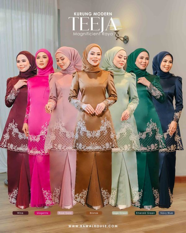 L07 Kurung Teeja (Rose Gold) - Image 6