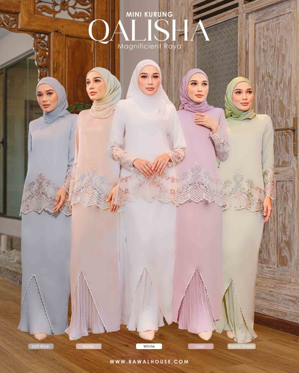 L11 Kurung Qalisha (White) - Image 7