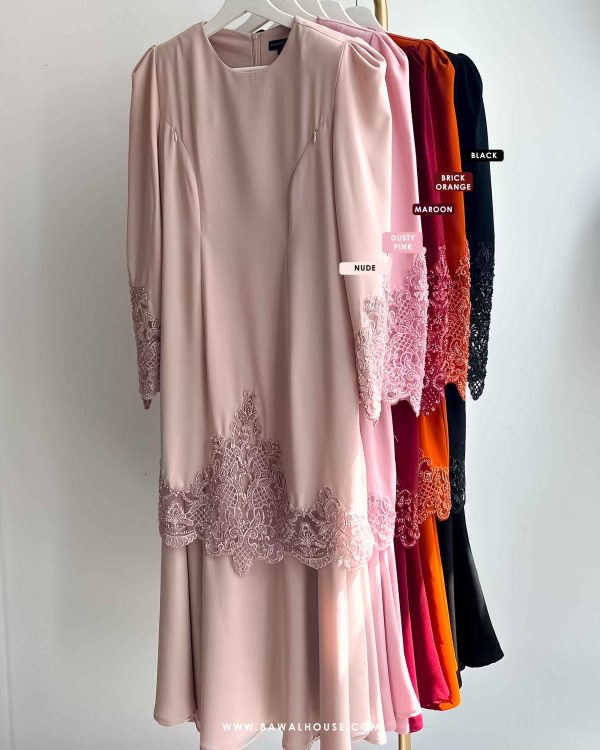 L01 Kurung Dahlia (Black) - Image 8