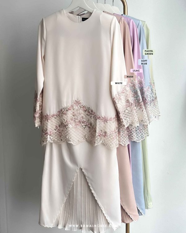 L11 Kurung Qalisha (White) - Image 8