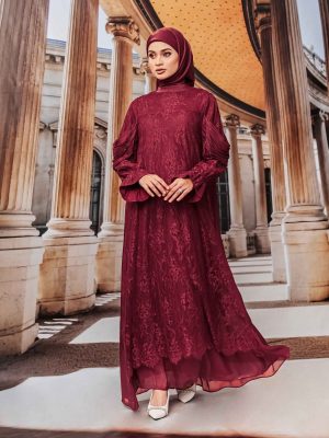 BH06 Ayesha (Red Maroon) 3x pay with Atome 🔥