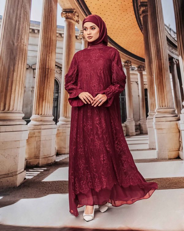 BH06 Ayesha (Red Maroon) 3x pay with Atome 🔥