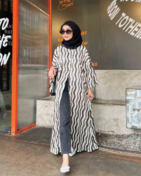 BH00 Selma Dress (Black) Beli 2 Harga RM129 Sehelai - Image 2