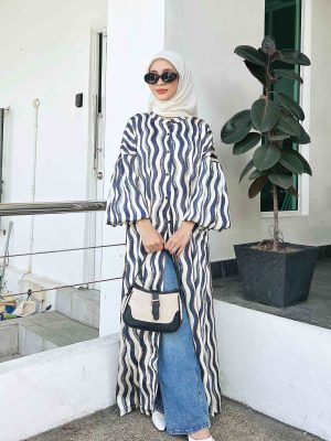 BH02 Selma Dress (Dark Blue) Beli 2 Harga RM129 Sehelai