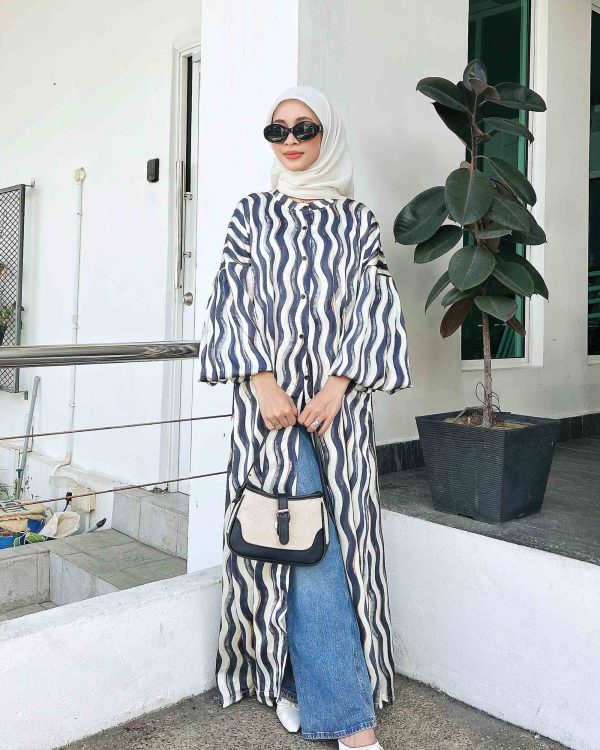 BH02 Selma Dress (Dark Blue) Beli 2 Harga RM129 Sehelai