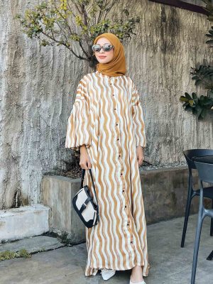 BH01 Selma Dress (Golden Brown) Beli 2 Harga RM129 Sehelai